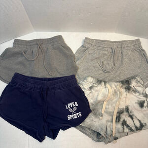 Lot of 4 Women’s Size Small Sweat Shorts